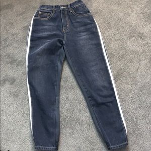 half sweatpants half jeans